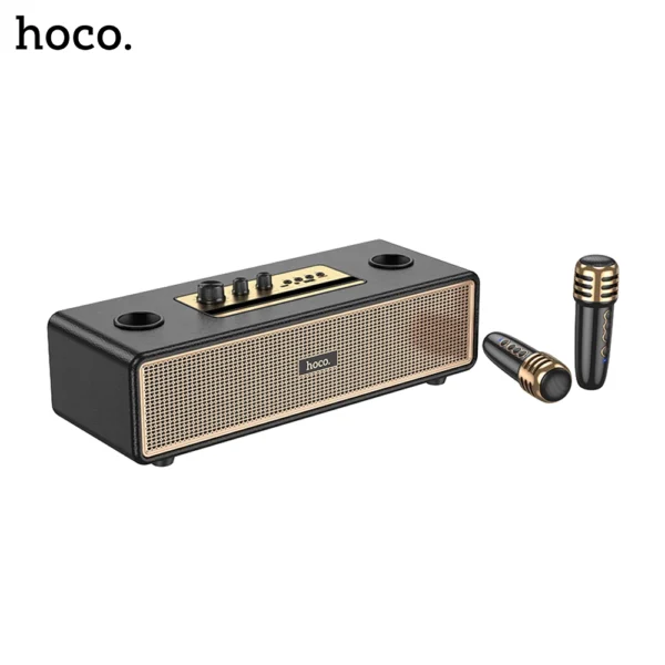 HOCO BS63 Graceful Classic & Stylish Dual Mic Wireless Bluetooth Speaker - Image 3