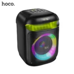 24B HOCO HA13 Ramon Outdoor BT Speaker With Two Wireless Microphones Colorful LED