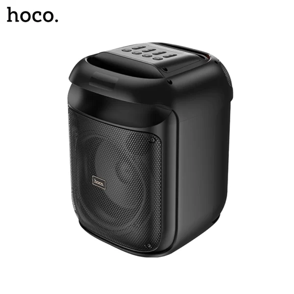 HOCO HA13 Ramon Outdoor BT Speaker With Two Wireless Microphones + Colorful LED - Image 3