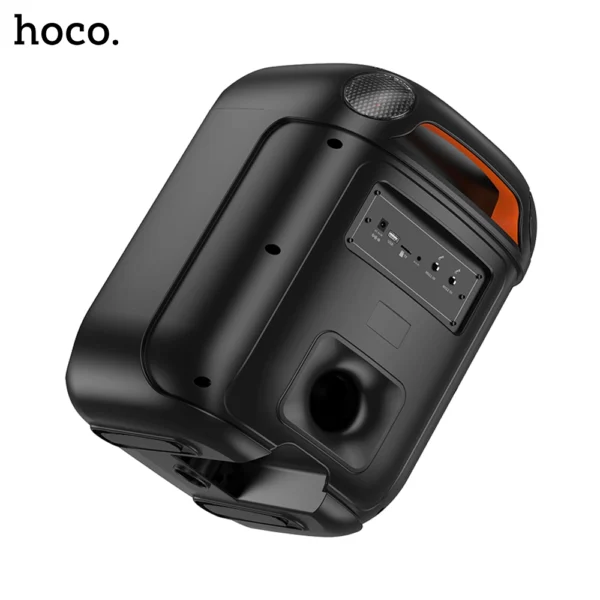HOCO HA13 Ramon Outdoor BT Speaker With Two Wireless Microphones + Colorful LED - Image 5