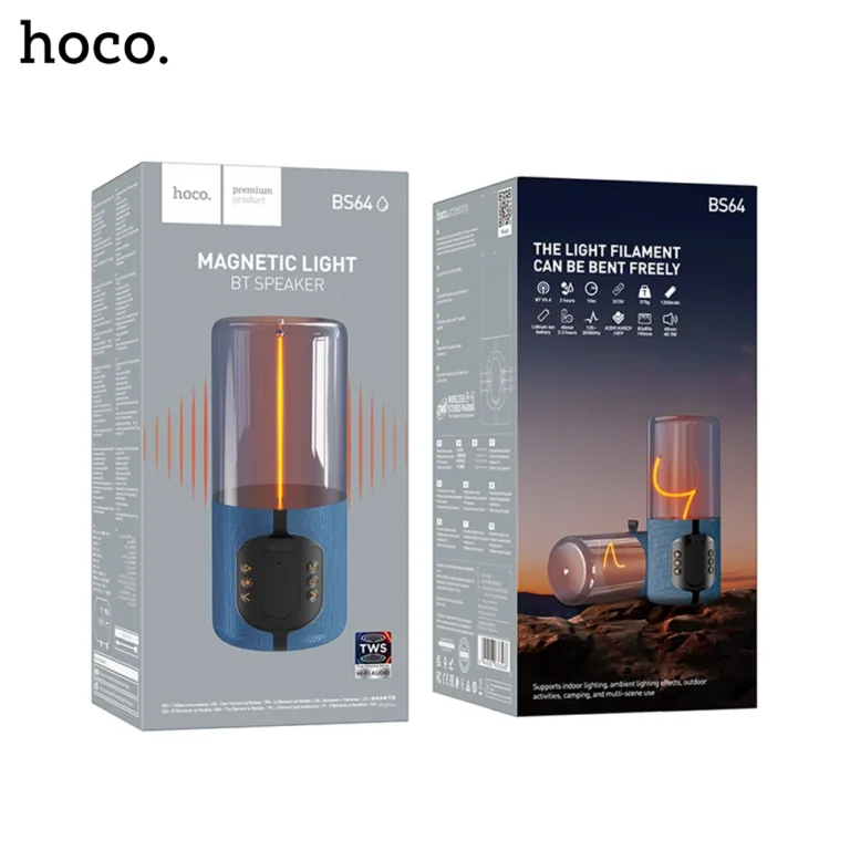 26A HOCO BS64 ROCKER WIRELESS BT SPEAKER WITH MAGNETIC LIGHT Boltify Limited T/A iShine Trade