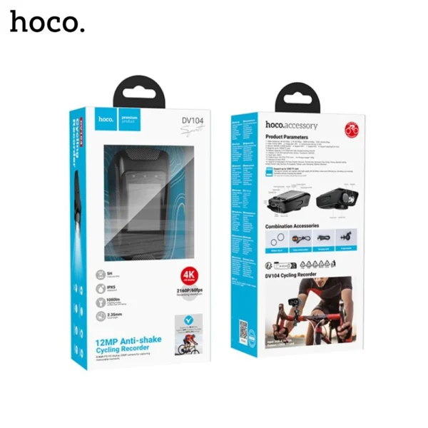 HOCO DV104 4K 60fps Riding Recorder - Image 1