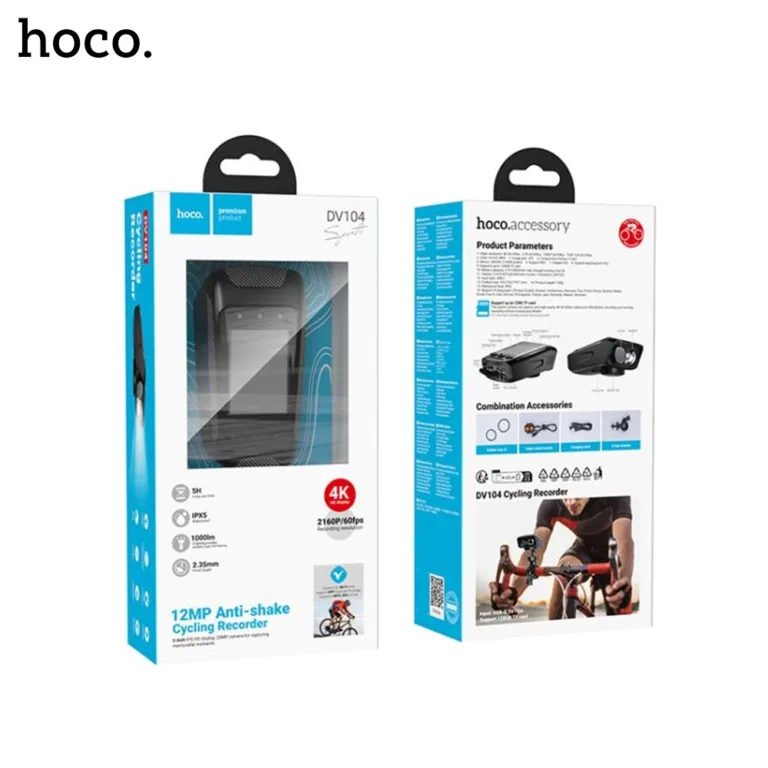 28A HOCO DV104 4K 60fps Riding Recorder Boltify Limited T/A iShine Trade
