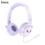 34E HOCO W61 Voice Children Head Mounted Wired Earphones