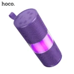 3C HOCO HC29 Halo Sports Bluetooth Speaker With Colorful LED Purple
