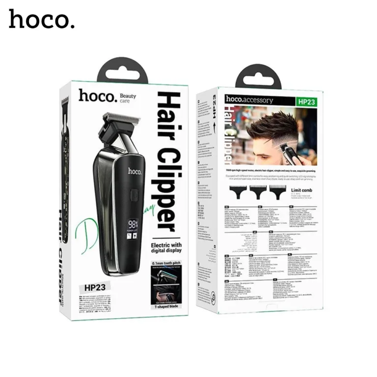 40A HOCO HP23 Diamond Electric Hair Clipper With Digital LED Display Boltify Limited T/A iShine Trade