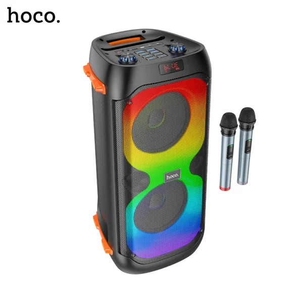 HOCO BS53 Manhattan Dual Mic Outdoor Portable Wireless BT Speaker - Image 2