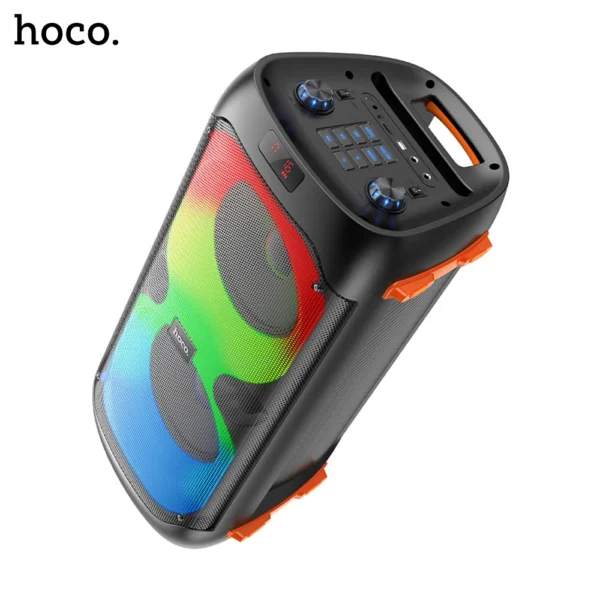 HOCO BS53 Manhattan Dual Mic Outdoor Portable Wireless BT Speaker - Image 5