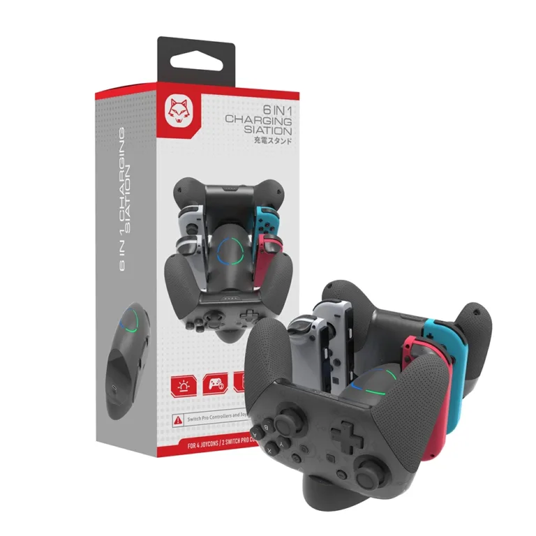 48A HS SW168 6 in 1 Charging Dock Station for Switch Joy Con Switch Pro controller Boltify Limited T/A iShine Trade