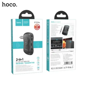 4A HOCO E73 Pro Journey 3.5mm AUX Wireless BT Audio Receiver Transmitter