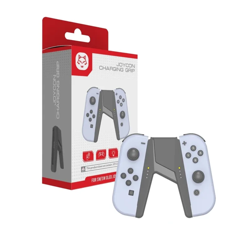 50A HS SW385 Joy Con Charging Grip for Swith Switch OLED Black Boltify Limited T/A iShine Trade