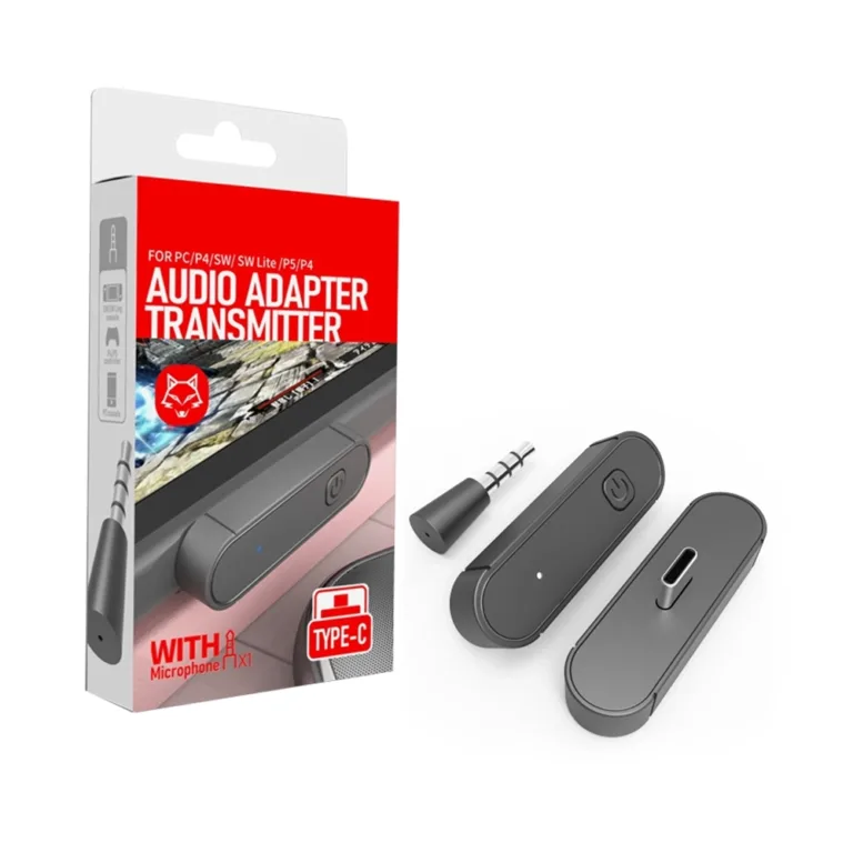 51A HS SW390 USB C Bluetooth Audio Transmitter With Microphone For Switch Switch Lite Boltify Limited T/A iShine Trade
