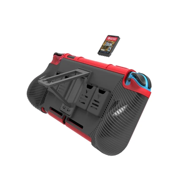 HS-SW157 2 in 1 Switch Protective Stand Case With 4 Game Card Slots - Image 2