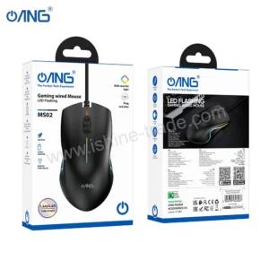 57A ANG MS02 Enjoy Gaming Luminous Wired Mouse Black