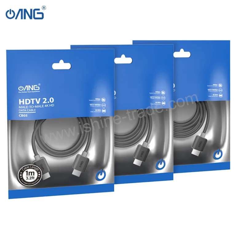 60A ANG CB05 HDTV 2.0 Male to Male 4K Ultra HD Data Cable Boltify Limited T/A iShine Trade