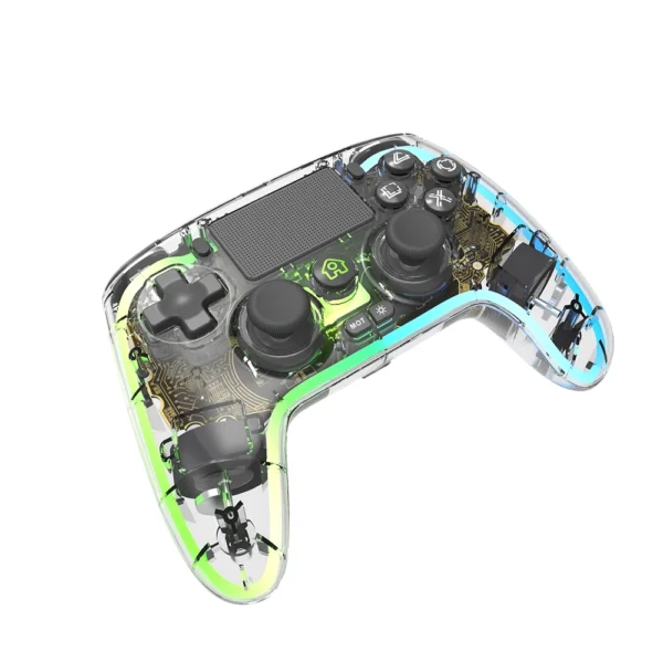 HS-PS4280CR Whole Function Wireless Gamepad for PS4/PC Gaming Console With RGB Breathing LED Light - Image 3