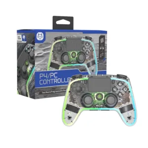 67A HS-PS4255CR 6in1 RGB LED Wireless Controller For PS4