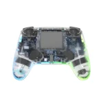 67C HS-PS4255CR 6in1 RGB LED Wireless Controller For PS4