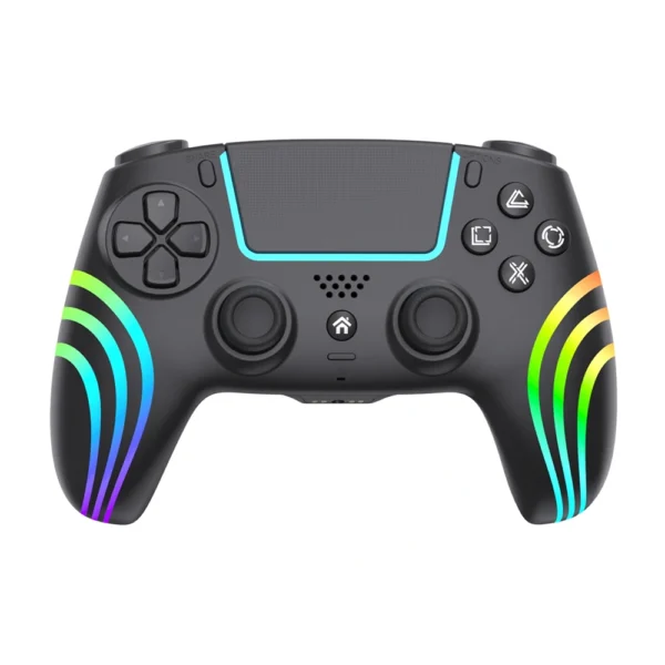 HS-PS4290BK Whole Function RGB LED Wireless Gamepad for PS4 Gaming Console - Image 2