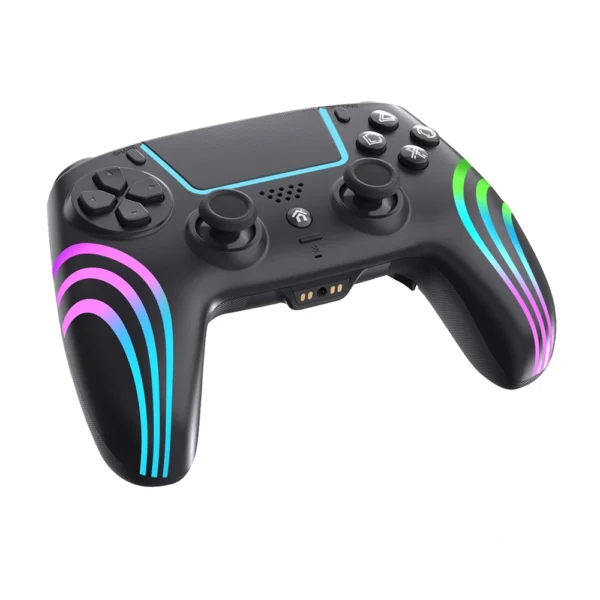 HS-PS4290BK Whole Function RGB LED Wireless Gamepad for PS4 Gaming Console - Image 3