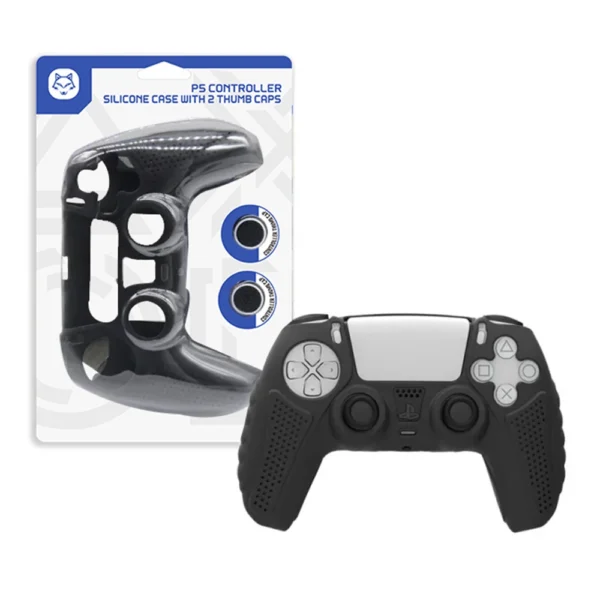 HS-PS5304 PS5 Controller Silicon case with 2 Thumb caps - Image 1