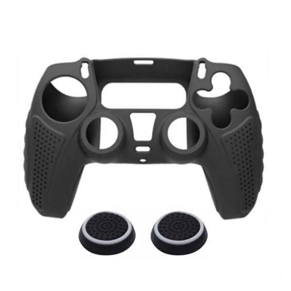 HS-PS5304 PS5 Controller Silicon case with 2 Thumb caps - Image 2