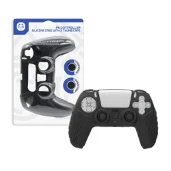 80A HS-PS5304B PS5 Controller Silicon case with 2 Thumb caps