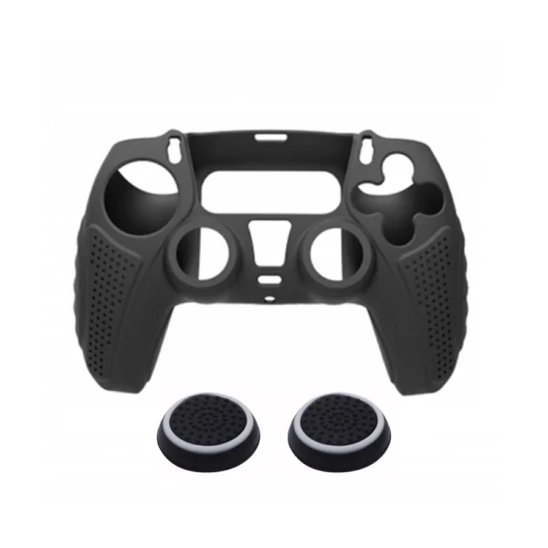 HS-PS5304B PS5 Controller Silicon case with 2 Thumb caps - Image 2