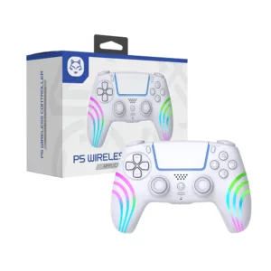 85A HS-PS5230W RGB Wireless Controller for PS5 PS5 SLIM PS5 PRO PC