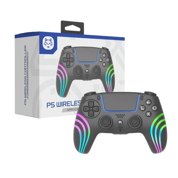 HS-PS5230BK RGB Wireless Controller for PS5 /PS5 SLIM /PS5 PRO /PC - Image 1