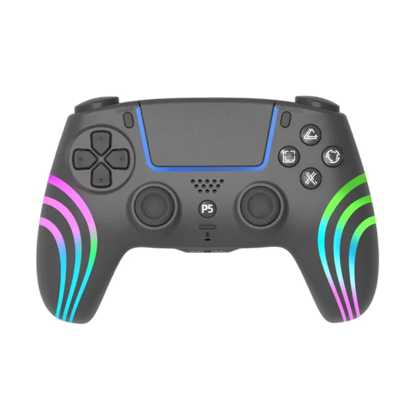 HS-PS5230BK RGB Wireless Controller for PS5 /PS5 SLIM /PS5 PRO /PC - Image 2