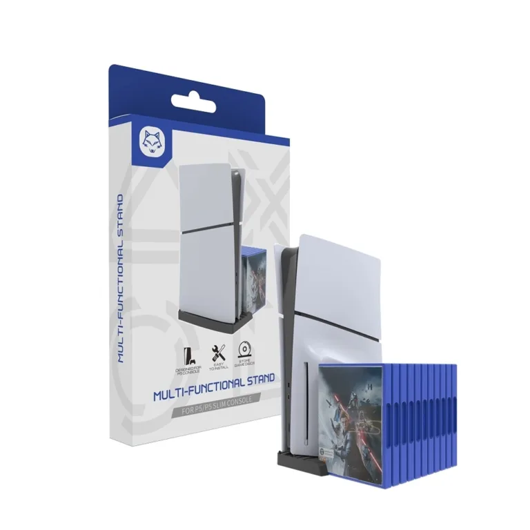87A HS P5S001BK Multi Functional Stand For PS5 PS5 Slim Console Boltify Limited T/A iShine Trade