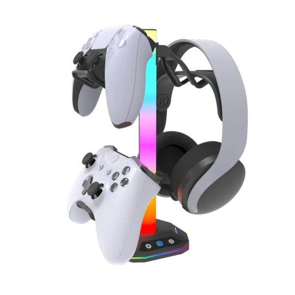 HS-P5S023A RGB Light Multi Function Storage Stand for Game Controller - Image 3