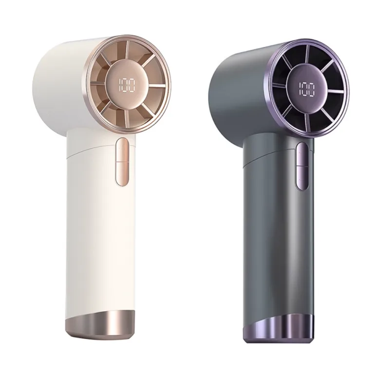 99A DS 1013 Handheld Mini Rechargeable Cooling Fan With Power Speed LED Display Boltify Limited T/A iShine Trade