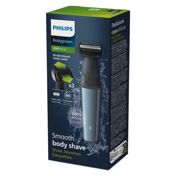 Philips Bodygroom 3000 Series Waterproof Body Trimmer With Skin Protect Technology - BG3027/05 - Image 1
