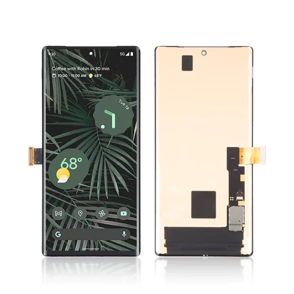 Pull Out A Grade Replacement LCD Screen Display Touch and Digitizer Assembly For Google Pixel 6 Pro Black - No Frame - Image 1