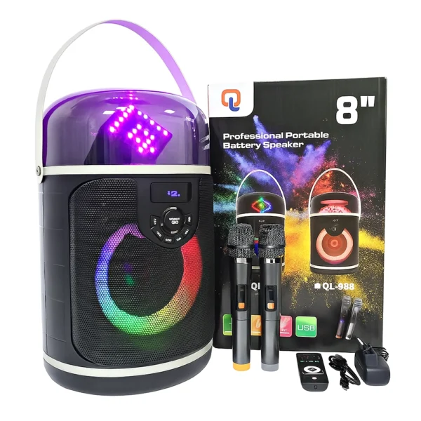 QL 878 Professional Portable Battery Bluetooth Speaker - Image 1