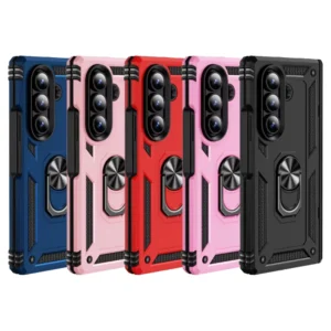 Slim Shockproof Ring Armor Stand Phone Case for Samsung Galaxy Z Fold 7 (F966B)