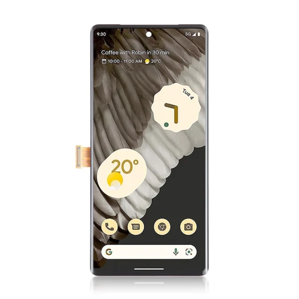 Pull Out A Grade Replacement LCD Screen Display Touch and Digitizer Assembly For Google Pixel 7 Pro With Frame - Image 2