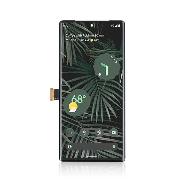 Pull Out A Grade Replacement LCD Screen Display Touch and Digitizer Assembly For Google Pixel 6 Pro Black - With Frame - Image 2