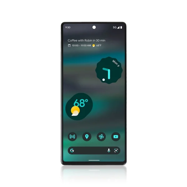 Pull Out A Grade Replacement LCD Screen Display Touch and Digitizer Assembly For Google Pixel 6A Black - With Frame - Image 2