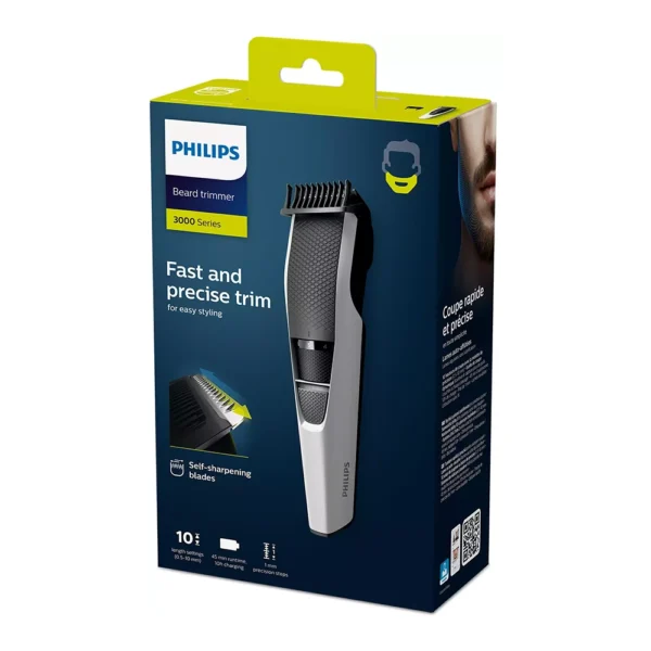 Philips Beard Trimmer 3000 Series Beard and Stubble Trimmer - BT3206-13 - Image 1