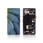 5A Pull Out A Grade Replacement LCD Screen Display Touch and Digitizer Assembly For Google Pixel 7A Black With Frame