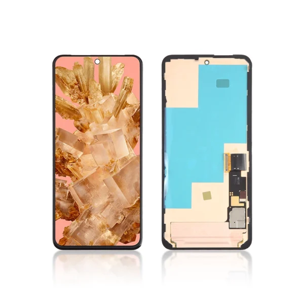 Pull Out A Grade Replacement LCD Screen Display Touch and Digitizer Assembly For Google Pixel 8 Black - With Frame - Image 1