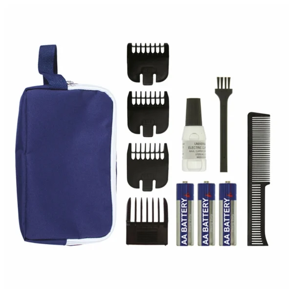 Wahl 5537-7017 GroomEase 11 Piece Kit Battery Trimmer Gift Set - Burgandy - Image 3