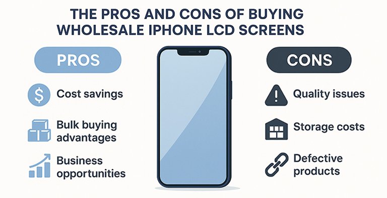 The Pros and Cons of Buying Wholesale iPhone LCD Screens