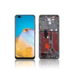 11A Replacement OLED LCD Screen Display Touch and Digitizer Assembly for Huawei P40 Pro Black - With Frame