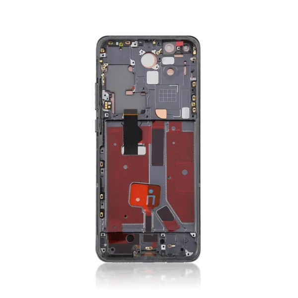11C Replacement OLED LCD Screen Display Touch and Digitizer Assembly for Huawei P40 Pro Black - With Frame