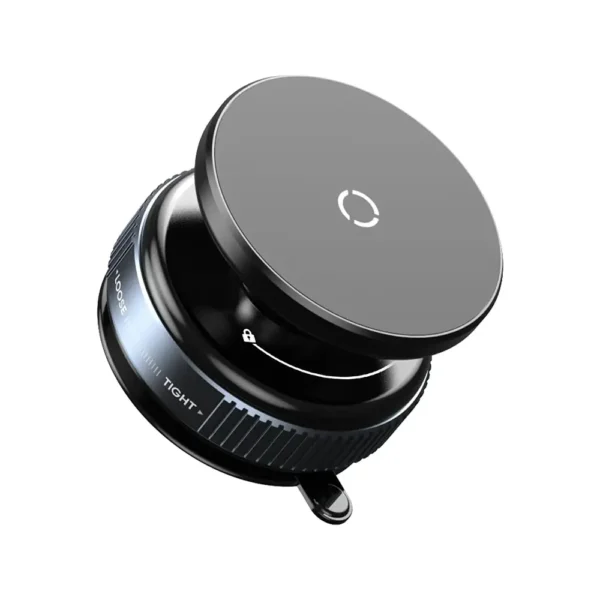1C K009 360 Degree Rotation Vaccum Suction Magnetic Mount Car Phone Holder
