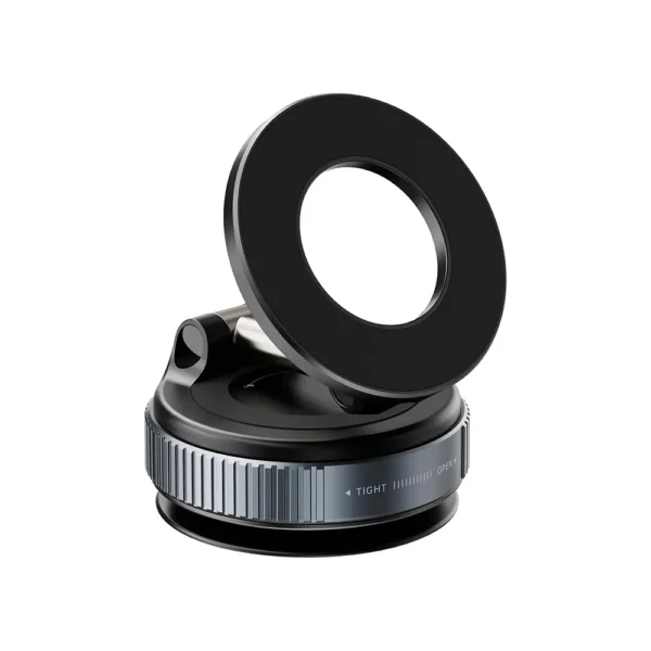 2B K007 360 DEGREE ROTATION VACCUM SUCTION CUP BASE STRONG MAGNETIC FOLDABLE CAR PHONE HOLDER